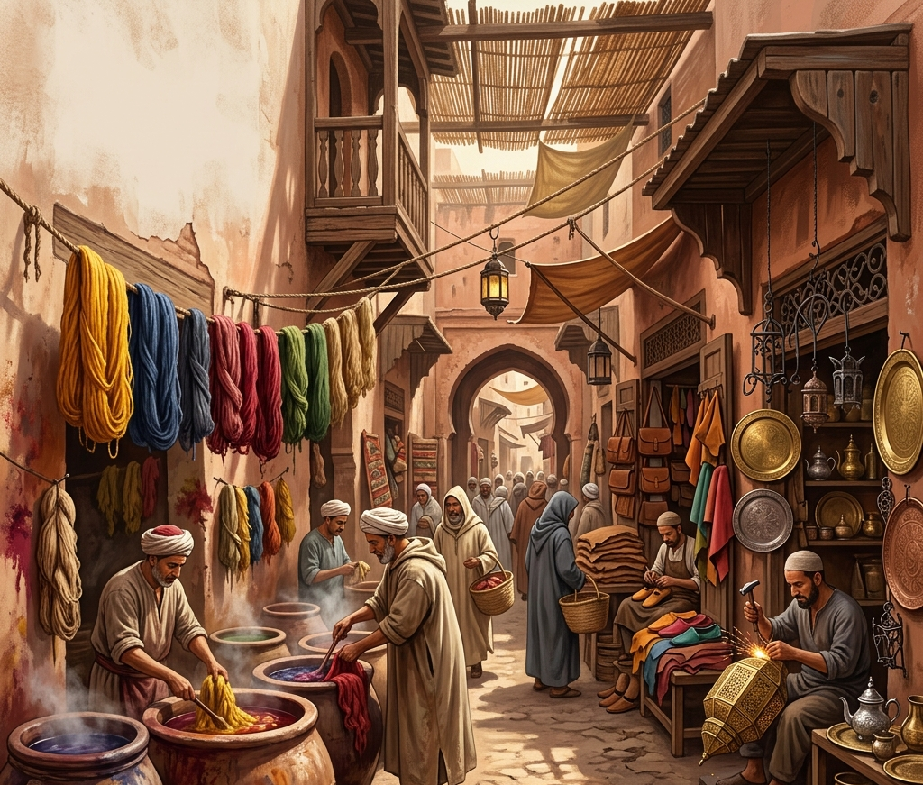 The Living Heritage: Souks, Crafts, and Master Artisans