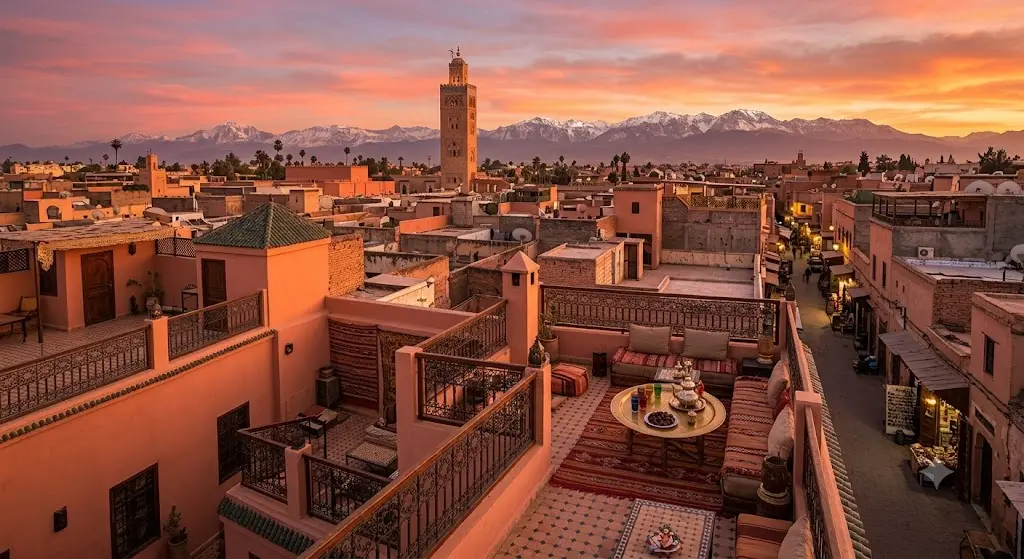 Marrakech Medina Panorama